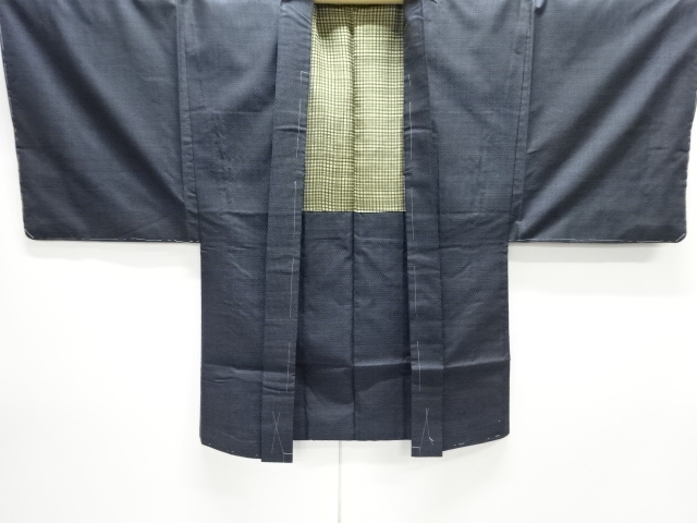  未使用品　本場泥大島紬80亀甲男物羽織